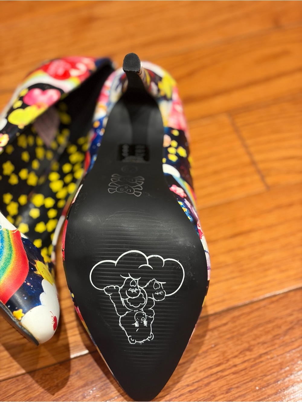 Iron Fist Care Bears Nights For Staring Heels Women SZ 8 - Picture 8 of 8